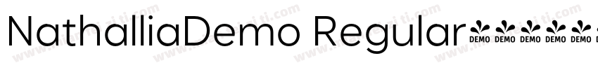 NathalliaDemo Regular字体转换